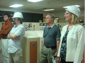 CEPL staff visiting a power generation facility.