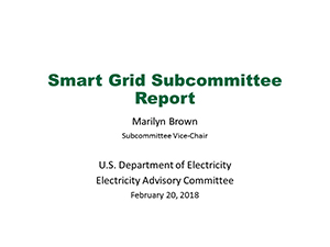 Smart Grid Subcommittee Presentation
