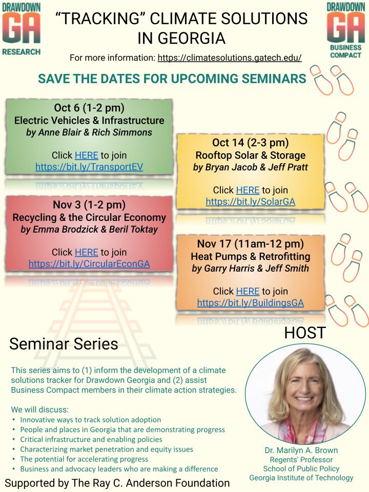 Fall seminar series